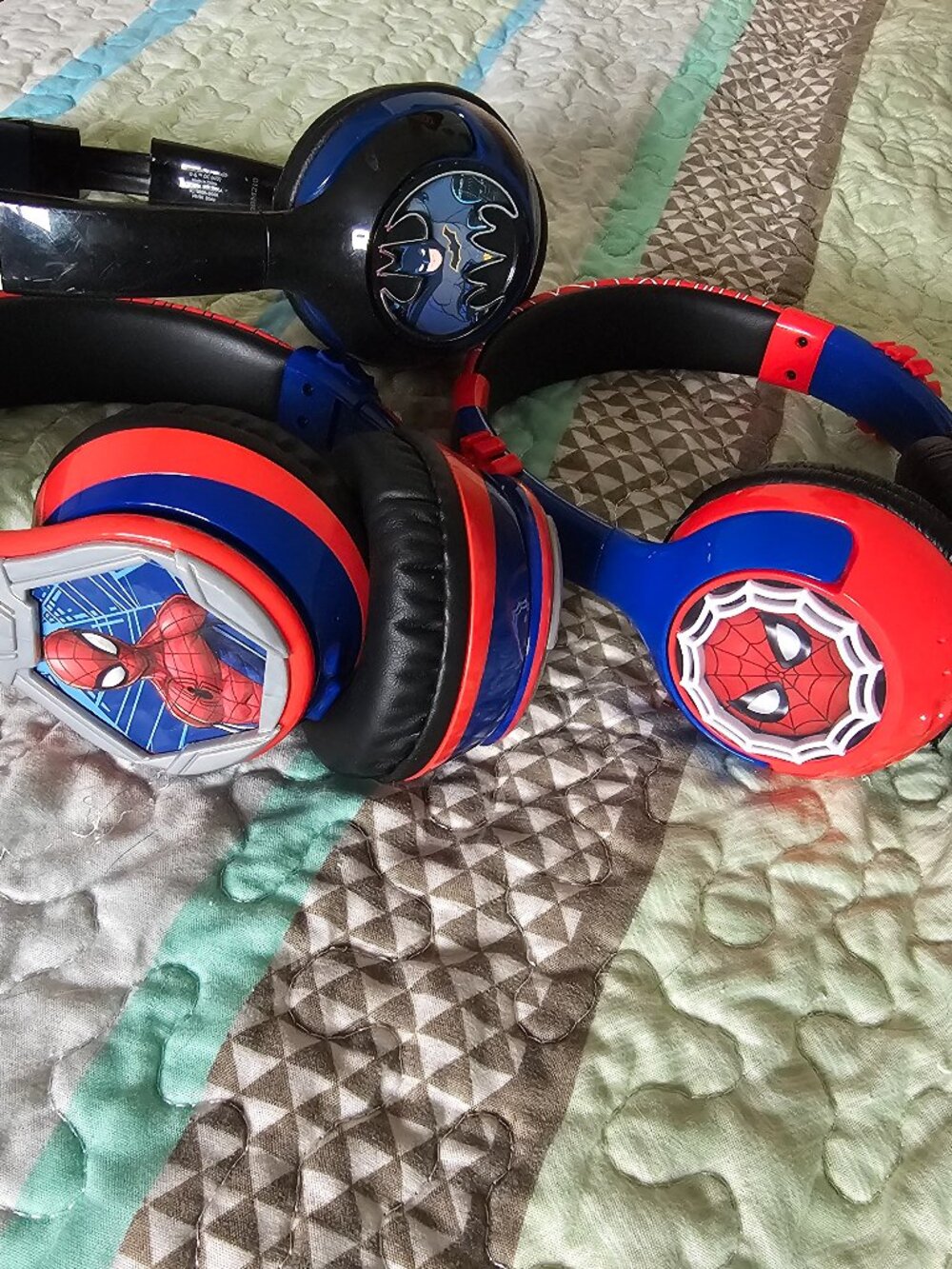 3 pairs of child safe bluetooth headphones